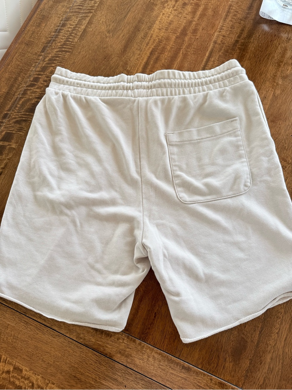 H&M Men's Drawstring Athletic Shorts - Off-White - Picture 5 of 6